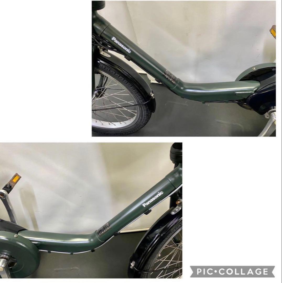 1年保証 送料無料　新型　パナソニック　ギュットミニ　カーキ　電動アシスト自転車
