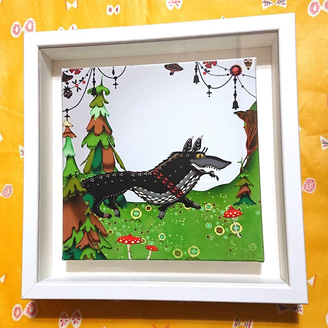 クラウス・ハーパニエミ ジクレー Mr.Wolf ジクレー 版画 限定