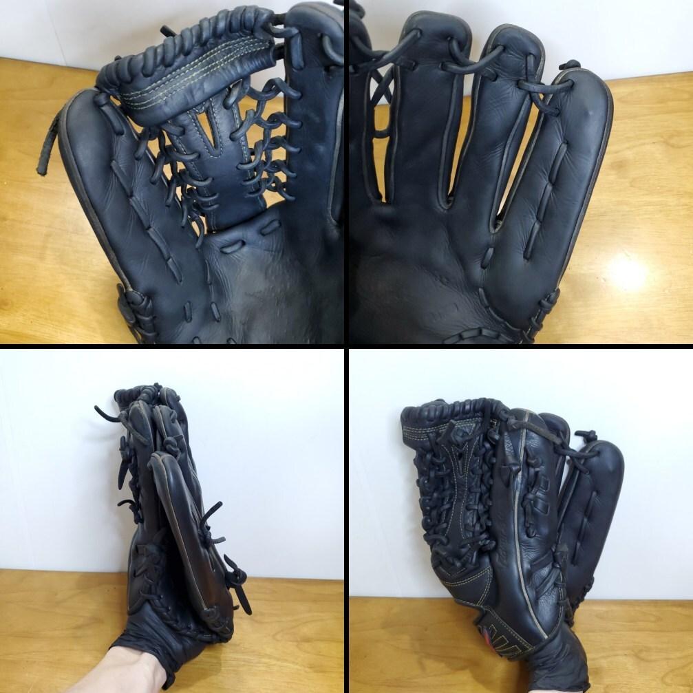 ミズノ ビクトリーステージ 限定レッドラベル 小指二本入れ 外野用 軟式グローブ