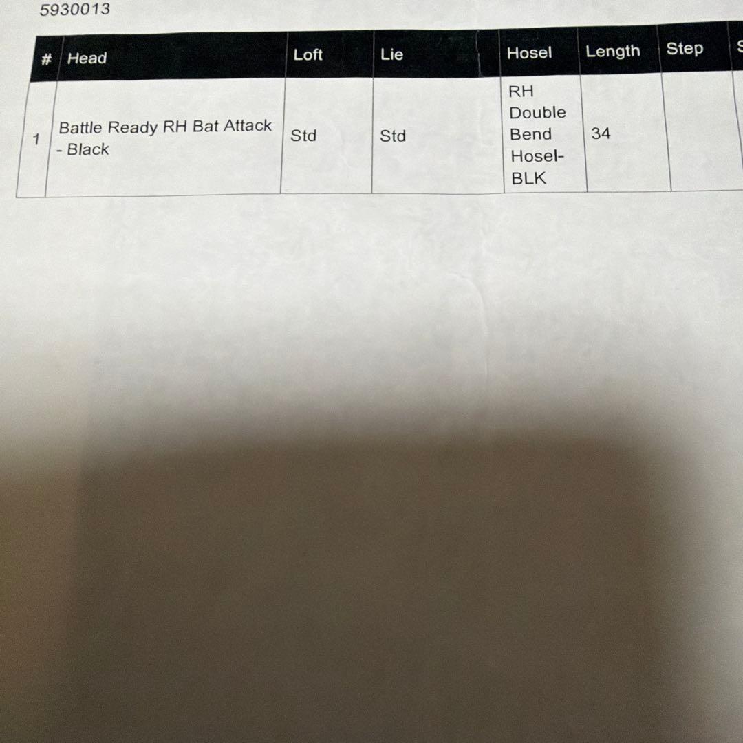 PXG BAT ATTACK パター 26番　ダブルベント