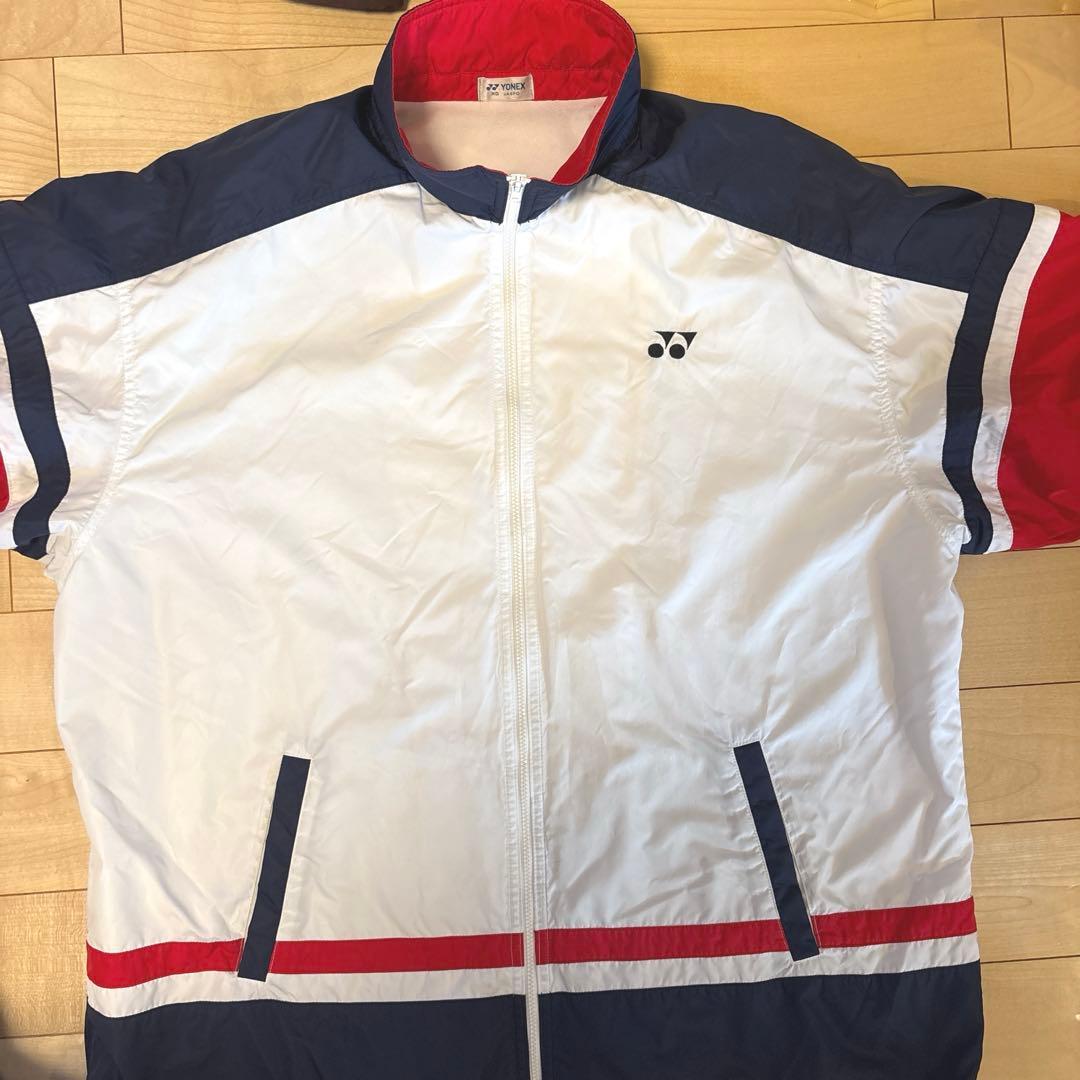 90s YONEX ヨネックスウィンドブレーカー　ジップアップジャケット大きい