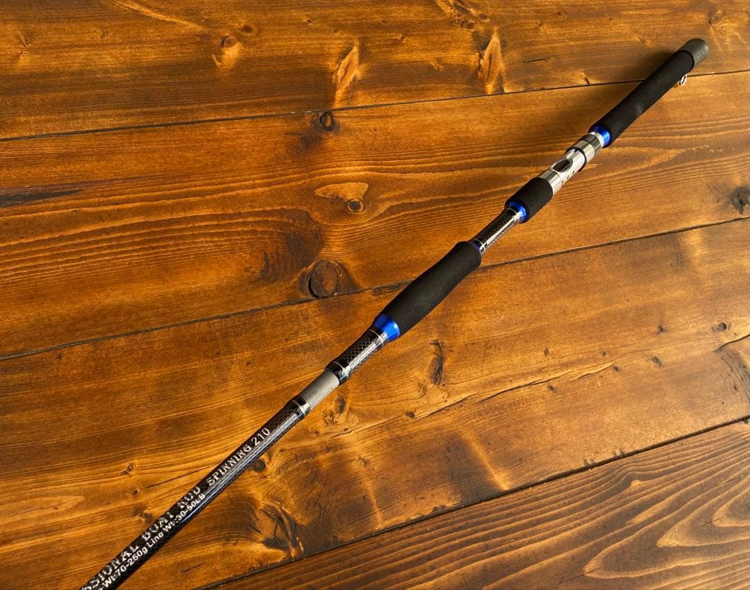 新品未使用　2.1M ジギングロッド　船釣り パックロッド　スロージギング