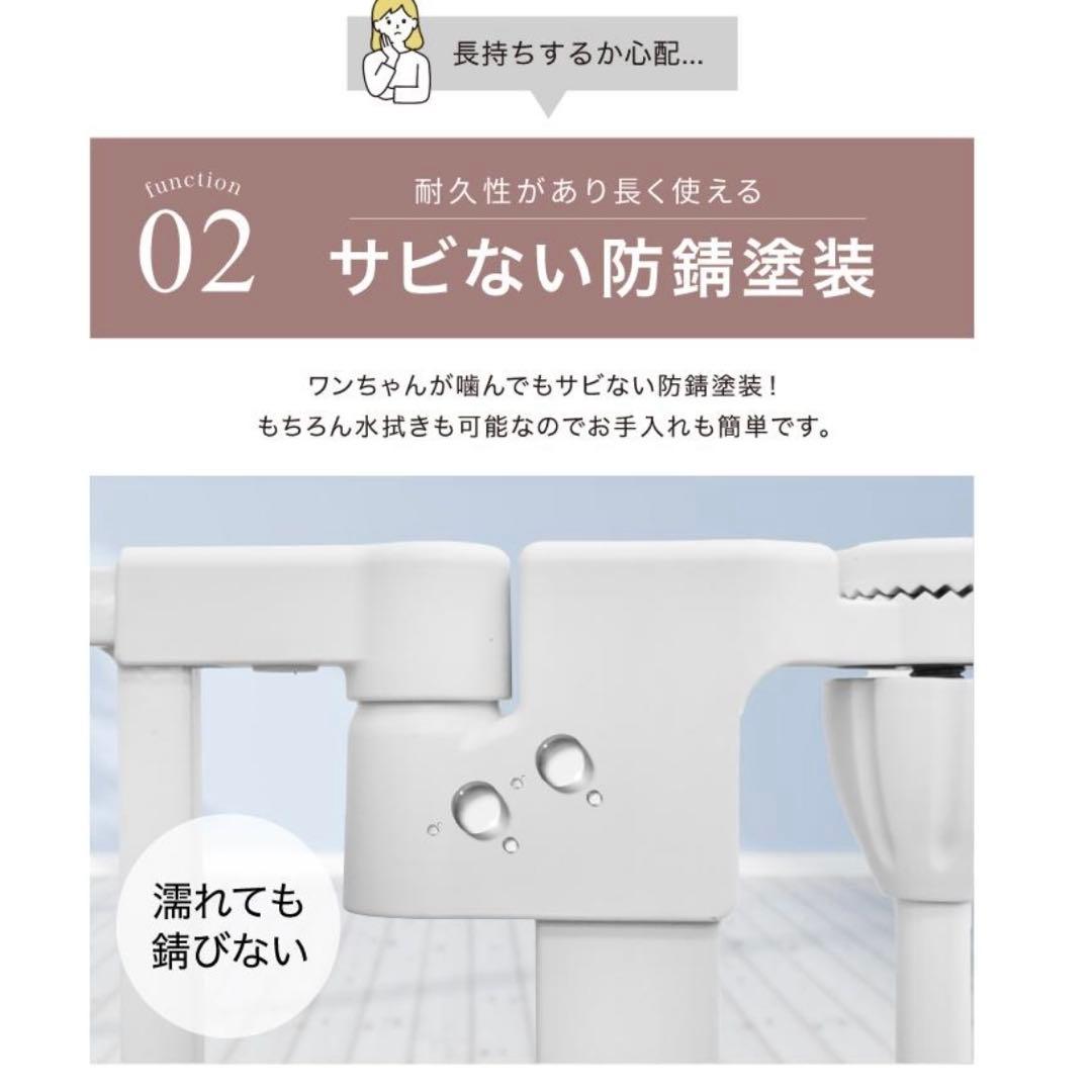 【未使用に近い】2024年モデル ペットサークル 8枚セット　扉付　YouTen