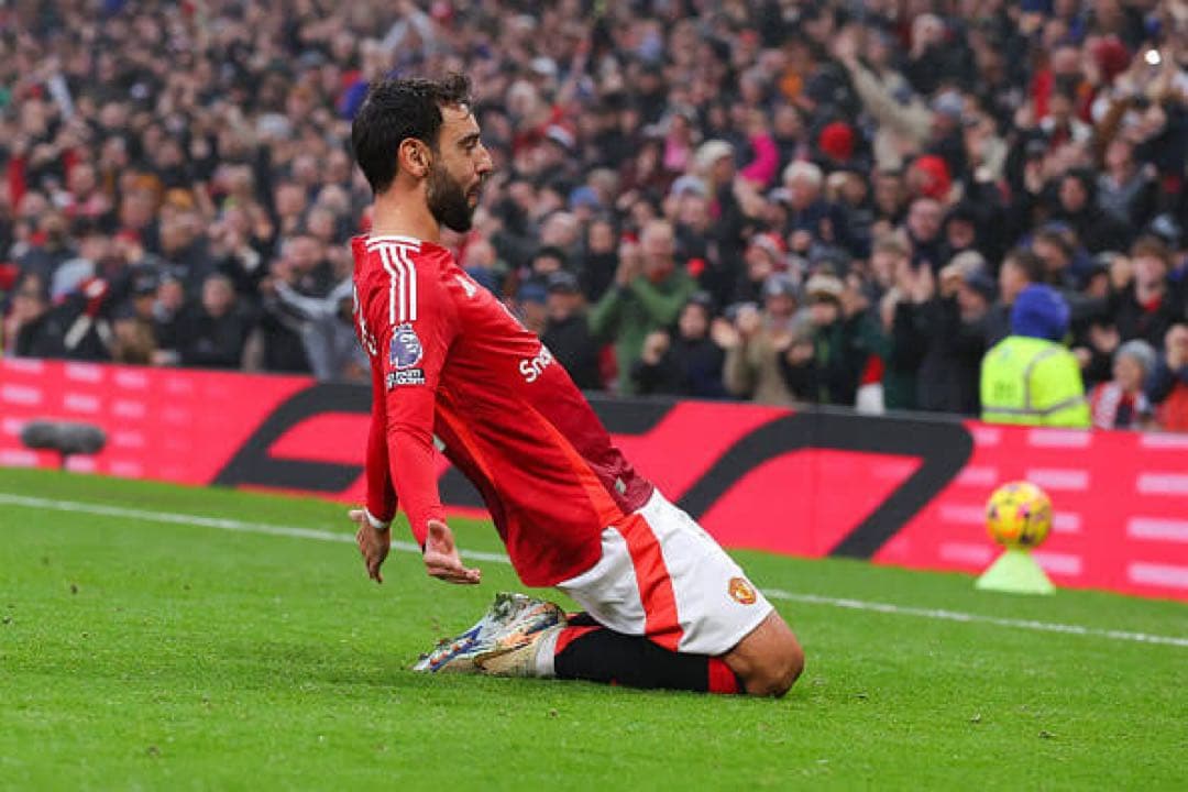 マンチェスターユナイテッド　ブルーノフェルナンデス　ユニフォーム　Mサイズ