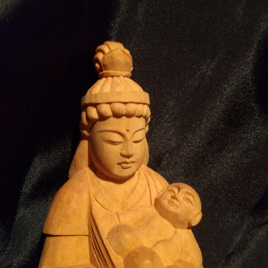 128000円■高級柘植仏像■A3 大黒天 大日如来 鬼子母神 弥勒菩薩 立像