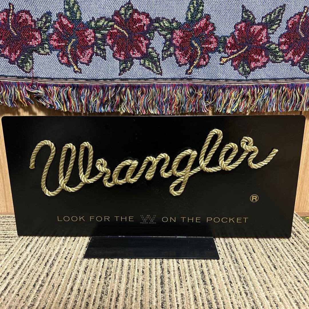【希少】wrangler ラングラー　看板　ディスプレイ　非売品