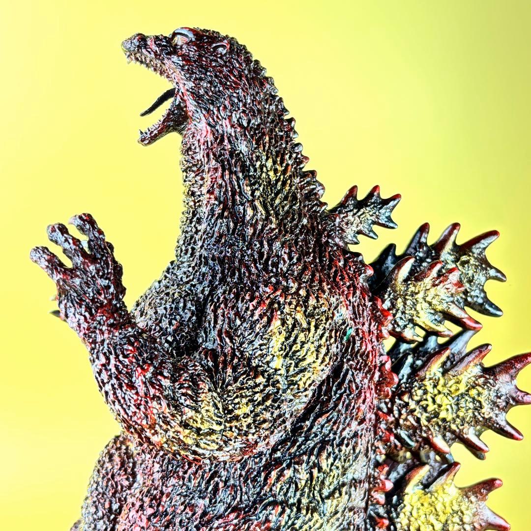 東宝30ｃｍシリーズ ラストシーン ゴジラ カスタム　赤・金　後藤 彩色所