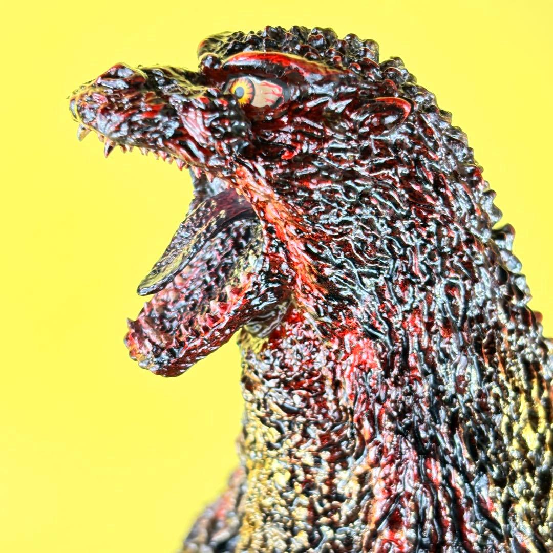 東宝30ｃｍシリーズ ラストシーン ゴジラ カスタム　赤・金　後藤 彩色所