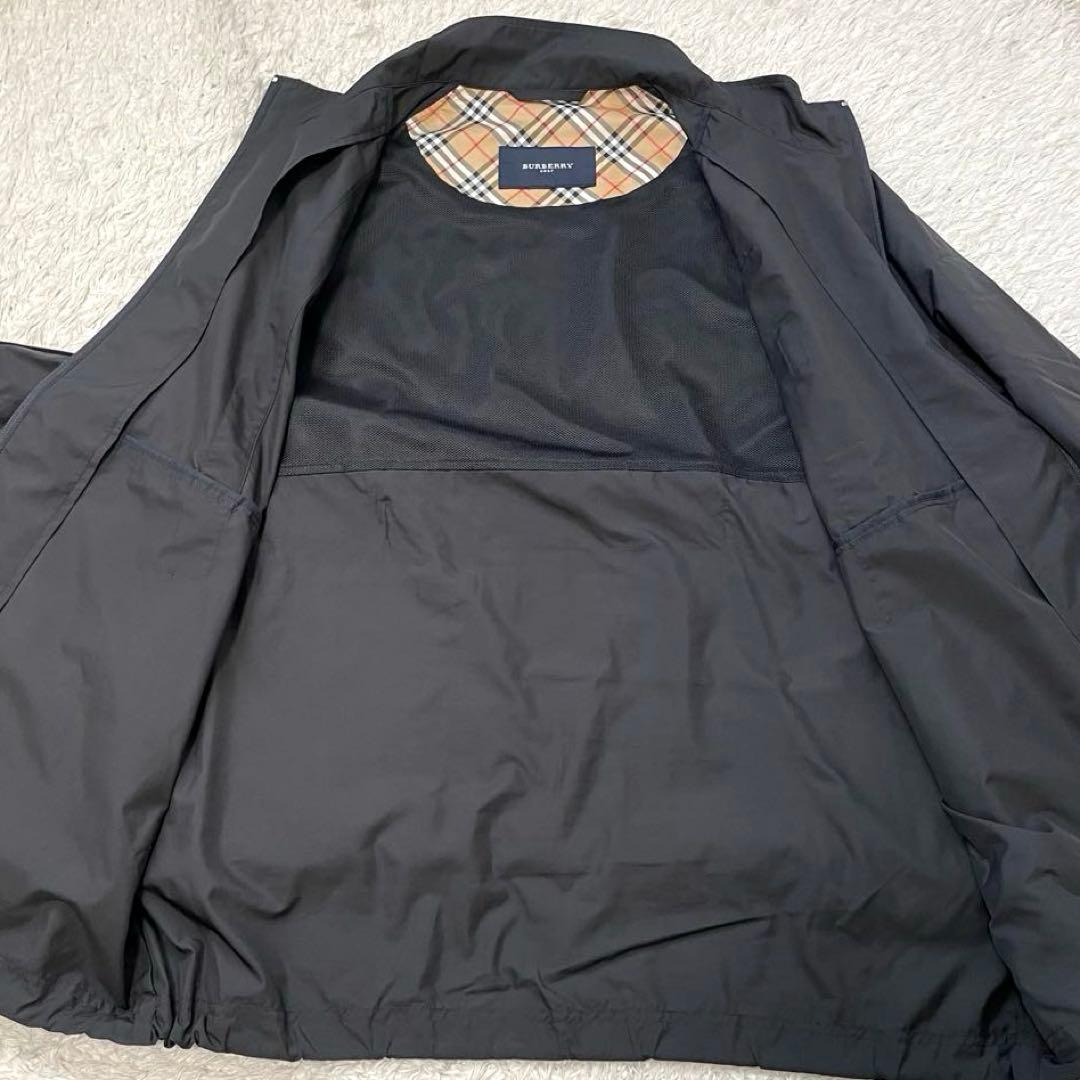 美品 バーバリーゴルフ ナイロン セットアップ 黒 XL ノバチェック