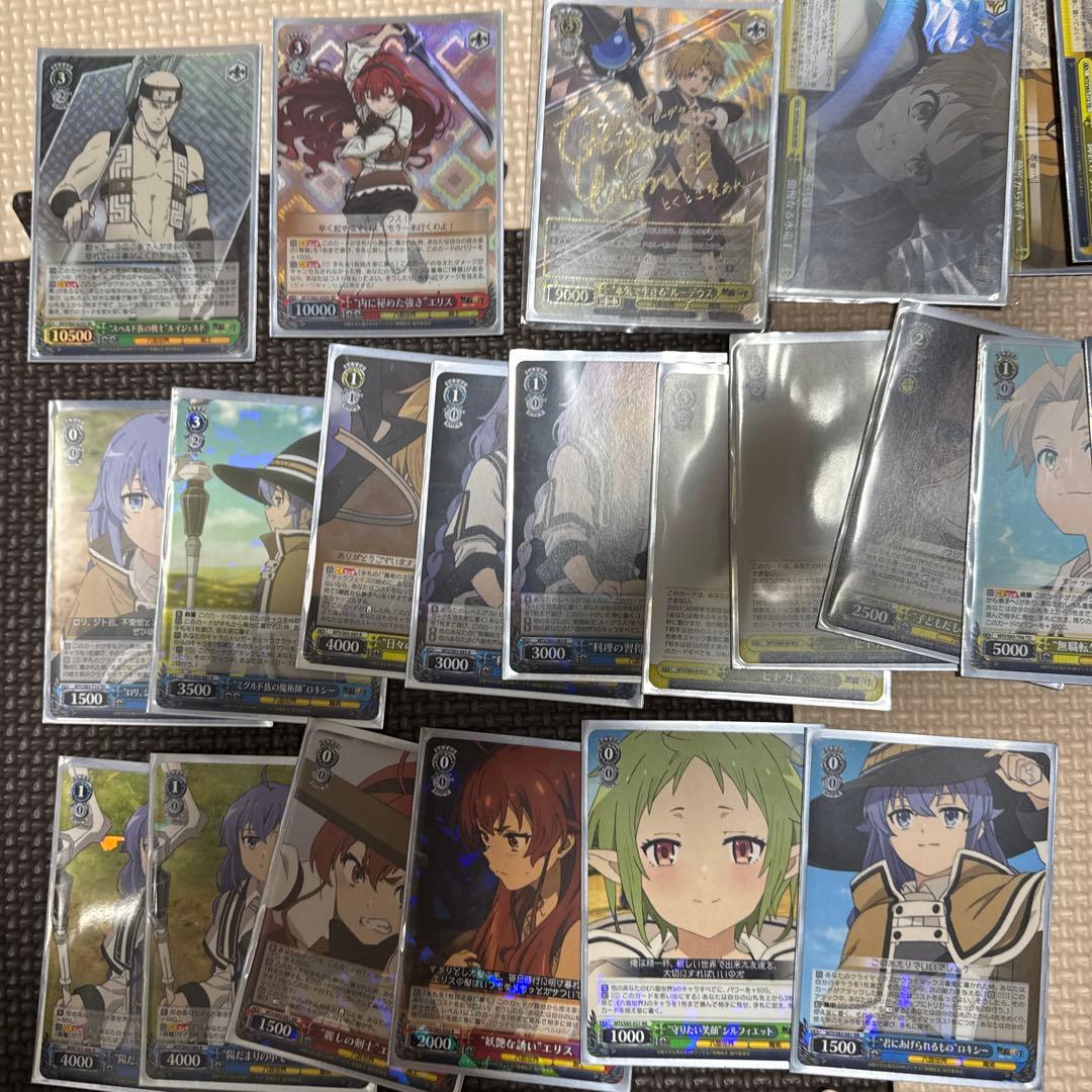 ヴァイスシュバルツ　無職転生作りかけデッキ　ルーデウスサイン入り