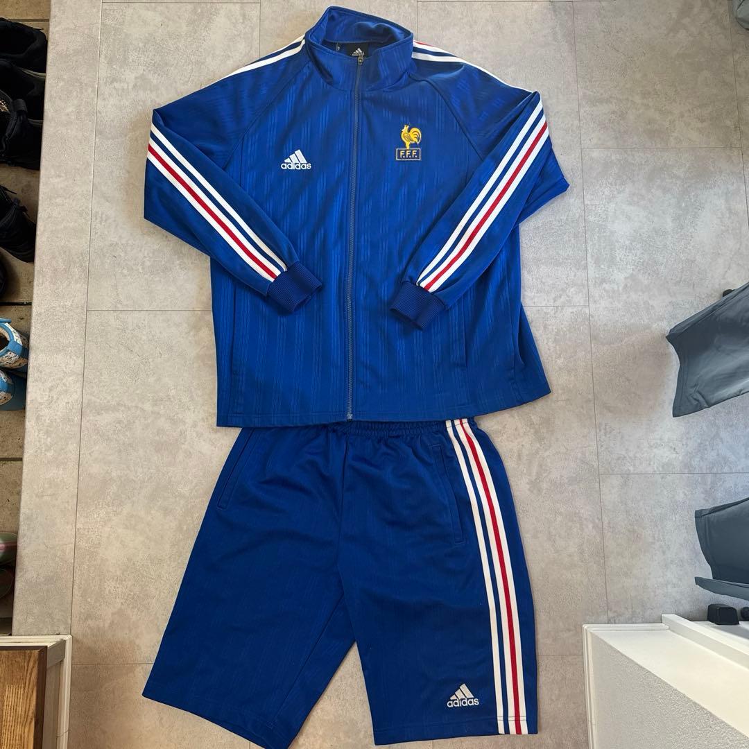 adidas フランス代表 ジャージ　セットアップ