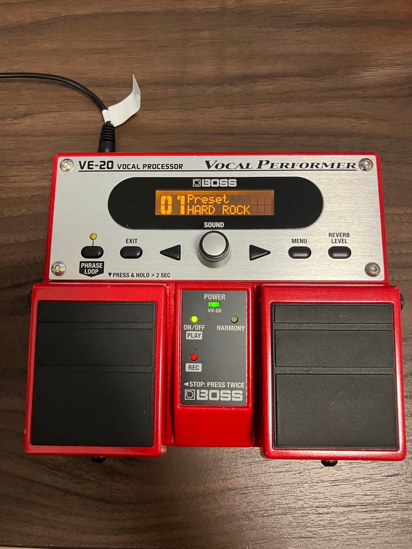 BOSS VE-20 & BOSS純正アダプターPSA-100S