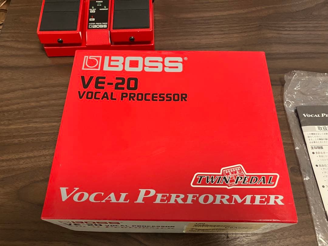 BOSS VE-20 & BOSS純正アダプターPSA-100S