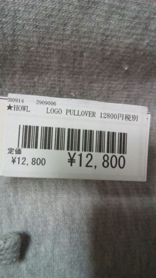 新品未使用 ハウル HOWL パーカー LOGO PULLOVER HOODIE