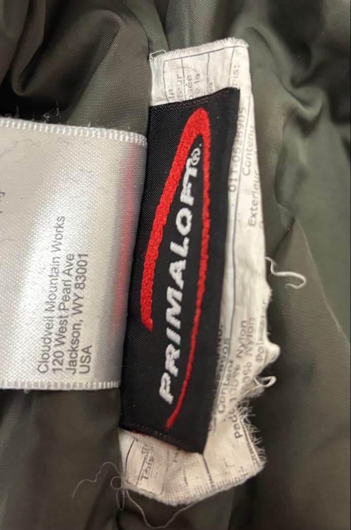 cloudveil クラウドベイル 中綿 プリマロフト ジャケット スキーウェア