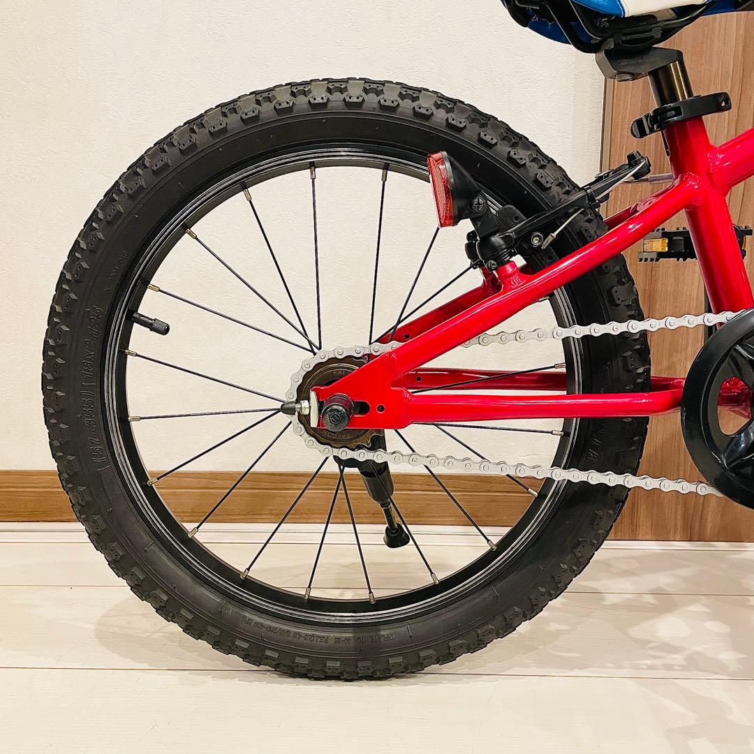 ◆美品◆ヨツバサイクル◆18インチ◆グリップ新品◆ヘルメット付き◆愛知県◆