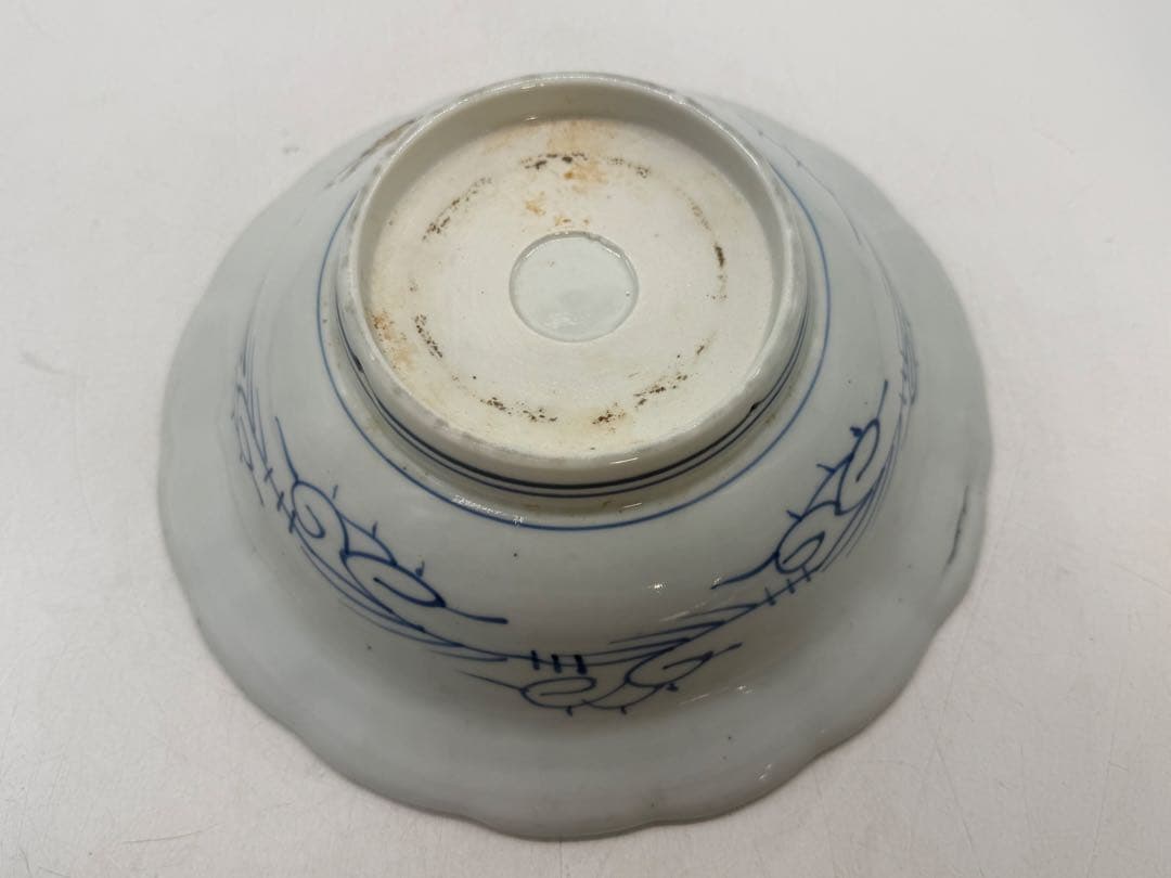 染付　龍紋輪口大鉢　伊万里　送料込2560118