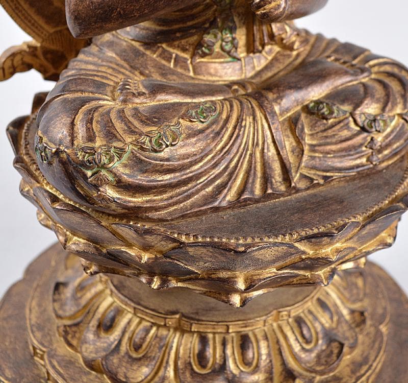 仏教美術　樹脂製　レプリカ　チベット仏　仏像　置物　V　R4673