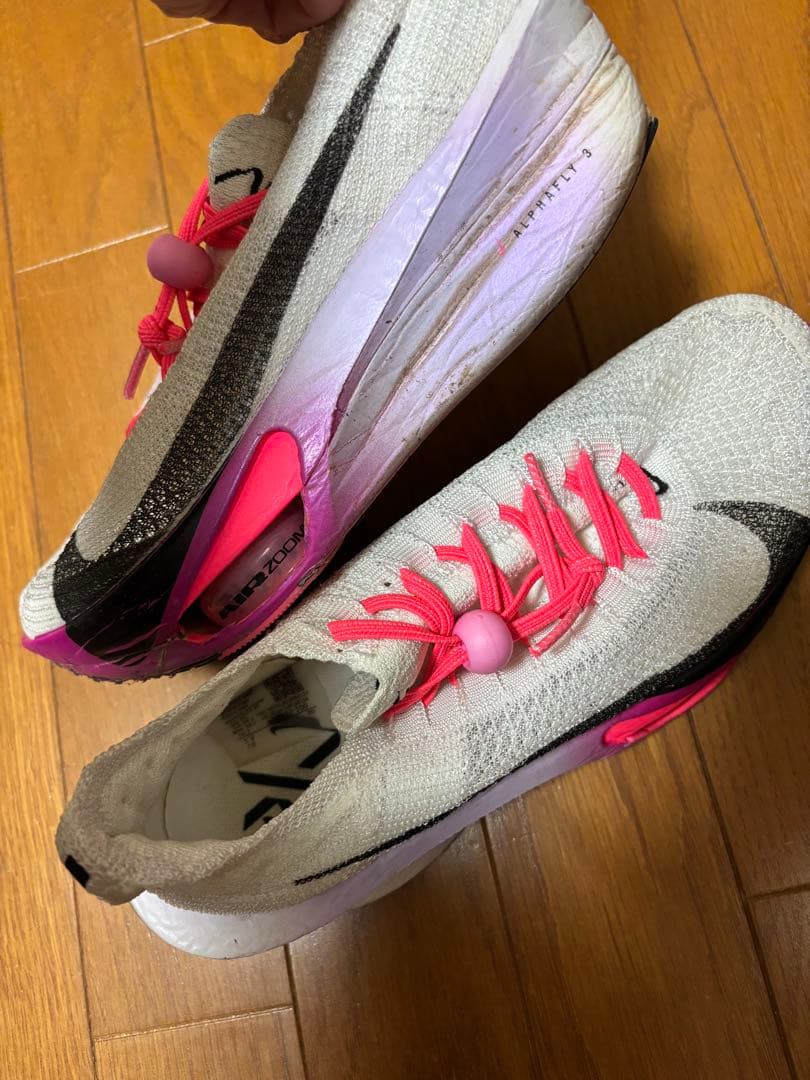 ランニングシューズ ホワイト/ピンク