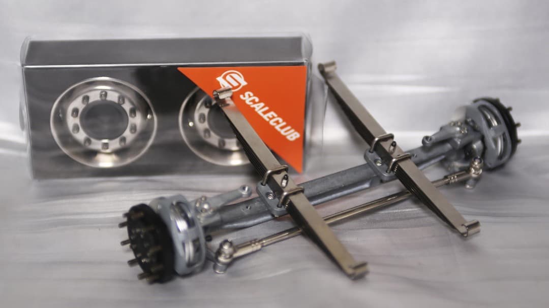 ■SCALECLUB メタル フロントアクセル ホイール付 NON DRIVE