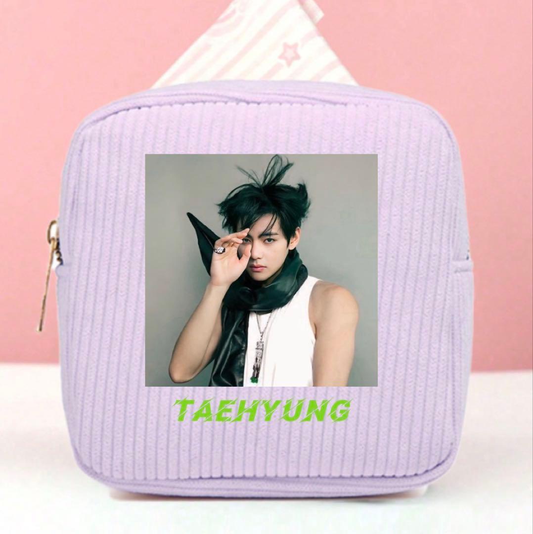 BTS taehyung テヒョン　テテ ポーチ６点　14cm.