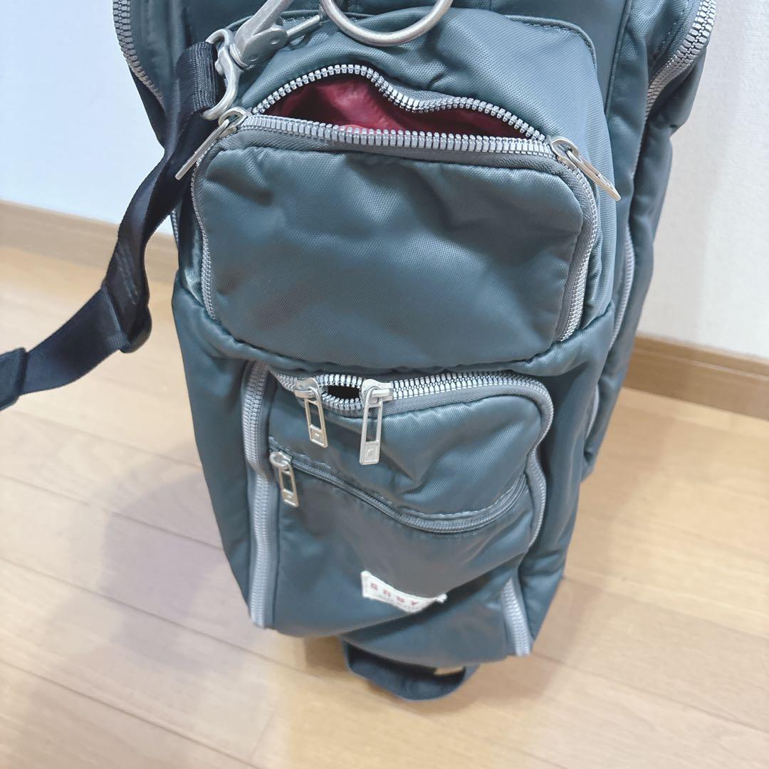 K405 onoff ナイロンツイル ネイビー キャディバッグ