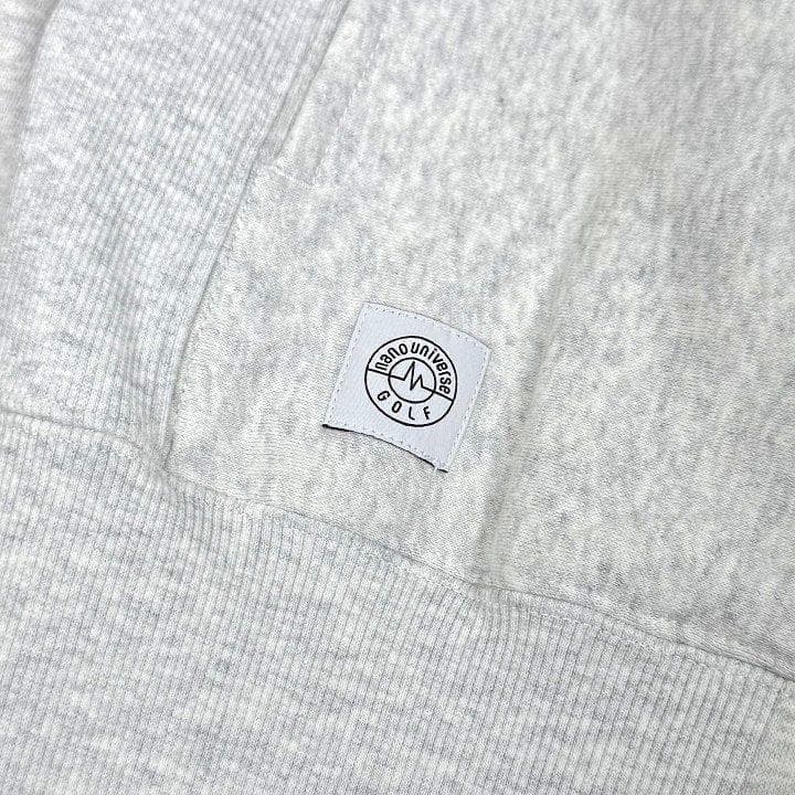 新品 ナノユニバース ゴルフ 裏起毛 スウェット ブルゾン スナップボタン L