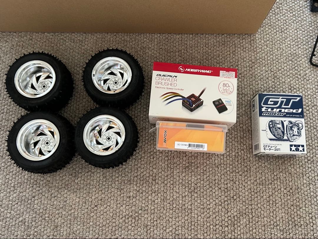 タミヤGF-01 トヨタランドクルーザー40 オプション付