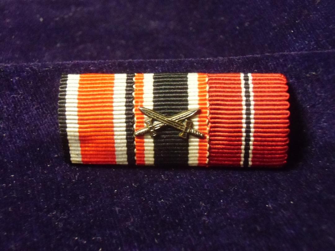 ⊞ドイツ軍＊＊＊野戦用３連略綬（実物）