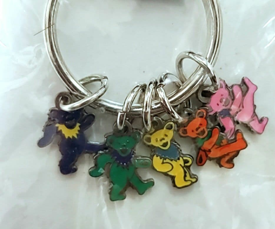 新品未開封レア！Grateful Dead カラフル キーホルダー４種セット