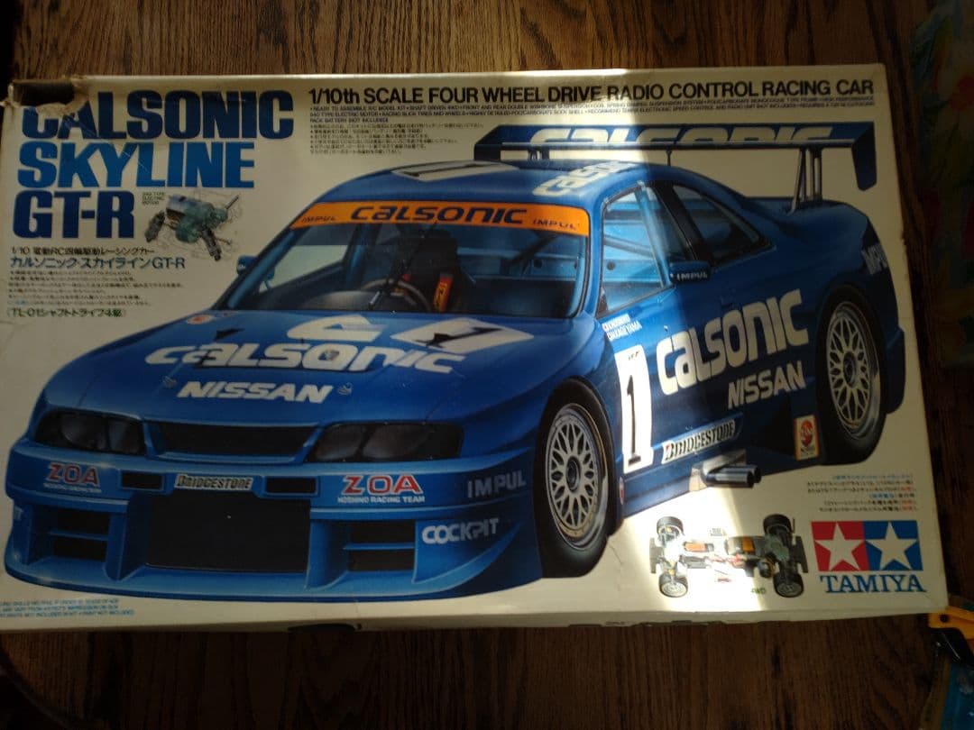 ホビーラジコン Tamiya Calsonic Skyline GT-R 1/10
