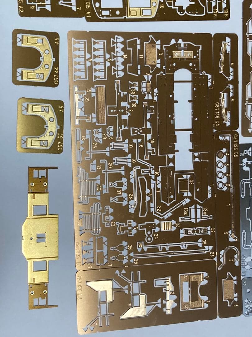 サ*ア様 送料込み　ワールド工芸　nゲージ 蒸気機関車　C55,C57用パーツセ