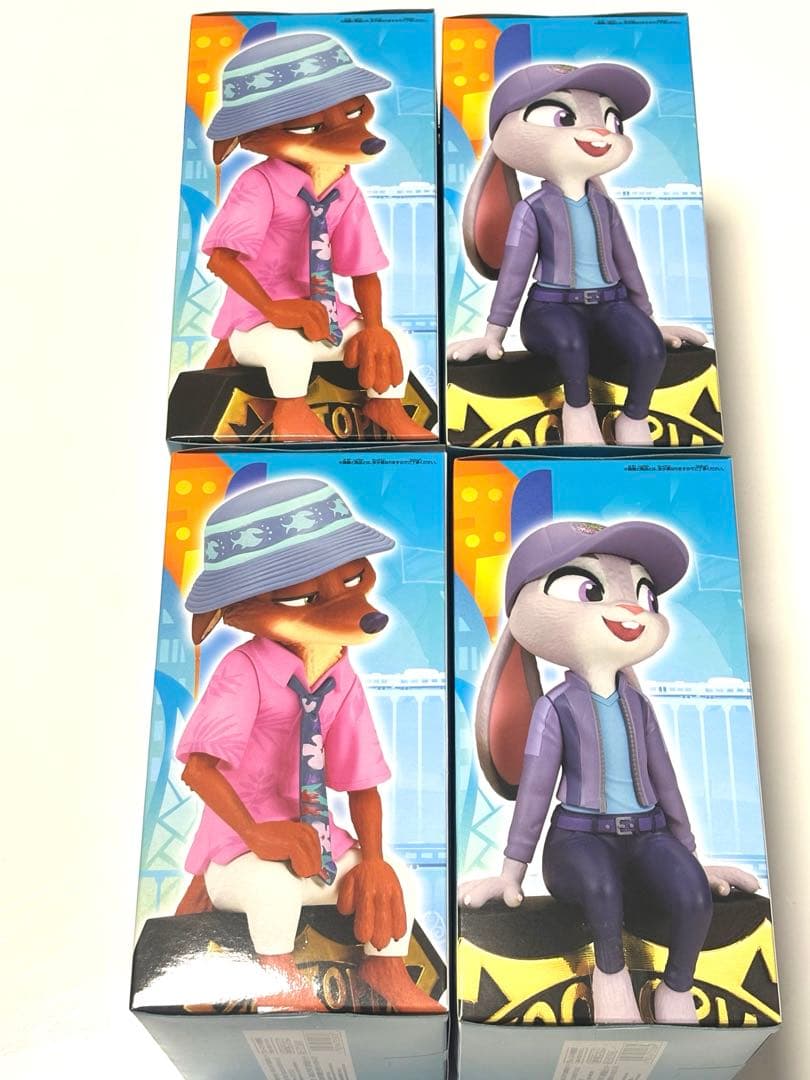ズートピア2 モニタートップフィギュア ニック＆ジュディ　２セット　レア品