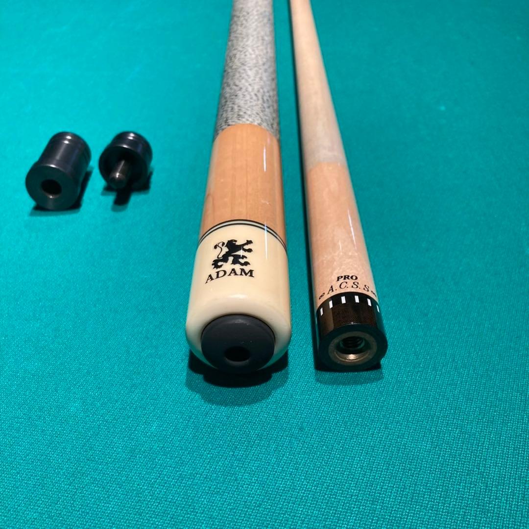 アダムキュー ACSSPRO ビリヤード シャフト 18山フラット