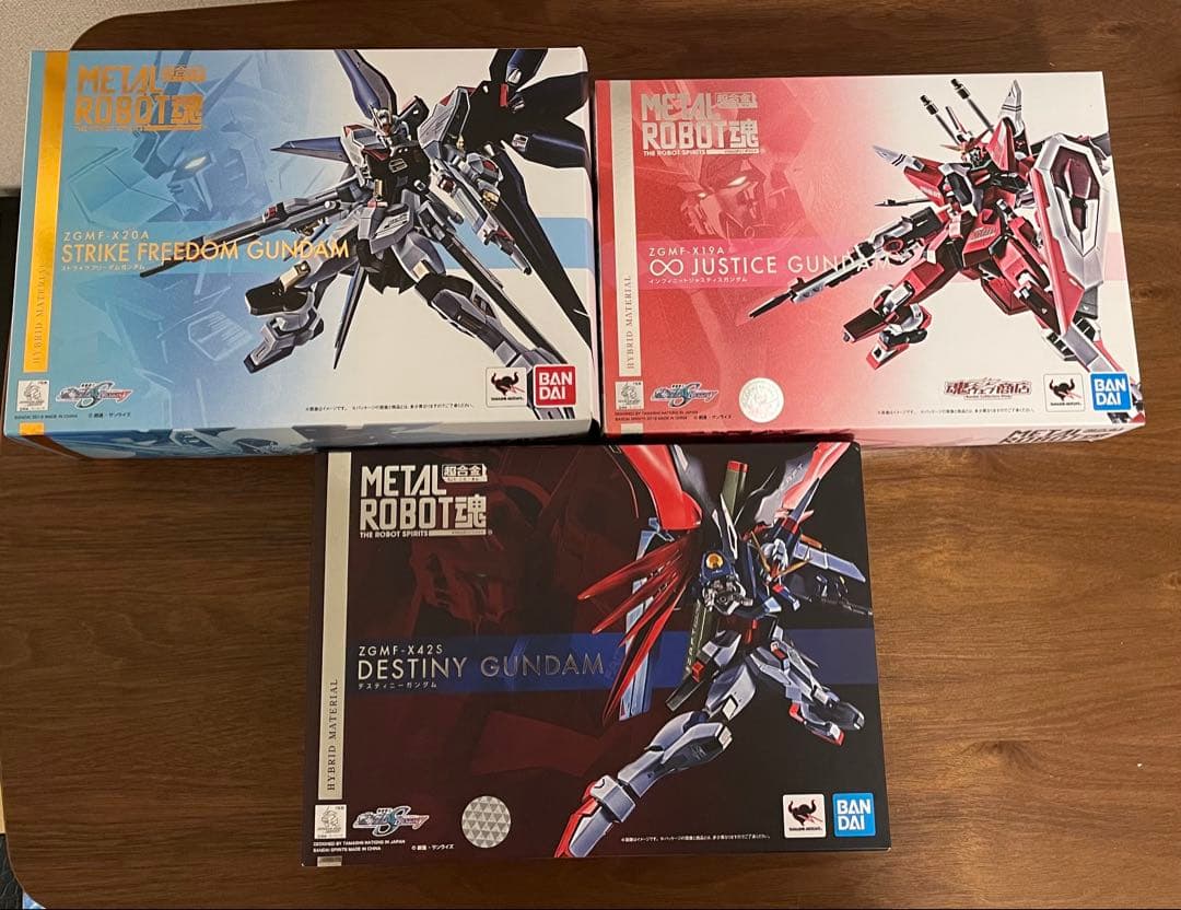 ガンダムSEED DESTINY LROBOT魂３体セット