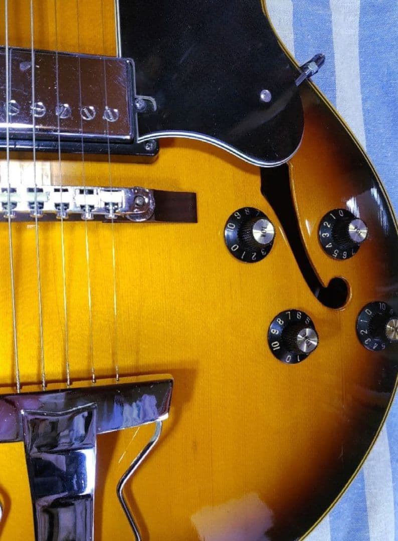 Greco S-50 グネコロゴの ES-175タイプのフルアコ少し難アリ