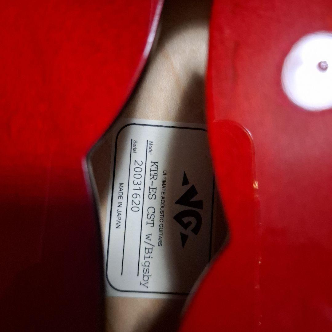 VG KTR-ES CST w/Bigsby セミアコ エレキギター ケース付