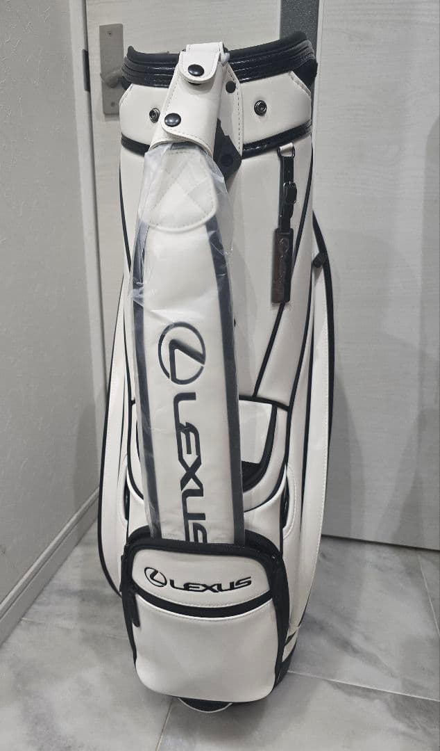 【新品未使用】Lexus ゴルフバッグ ホワイト