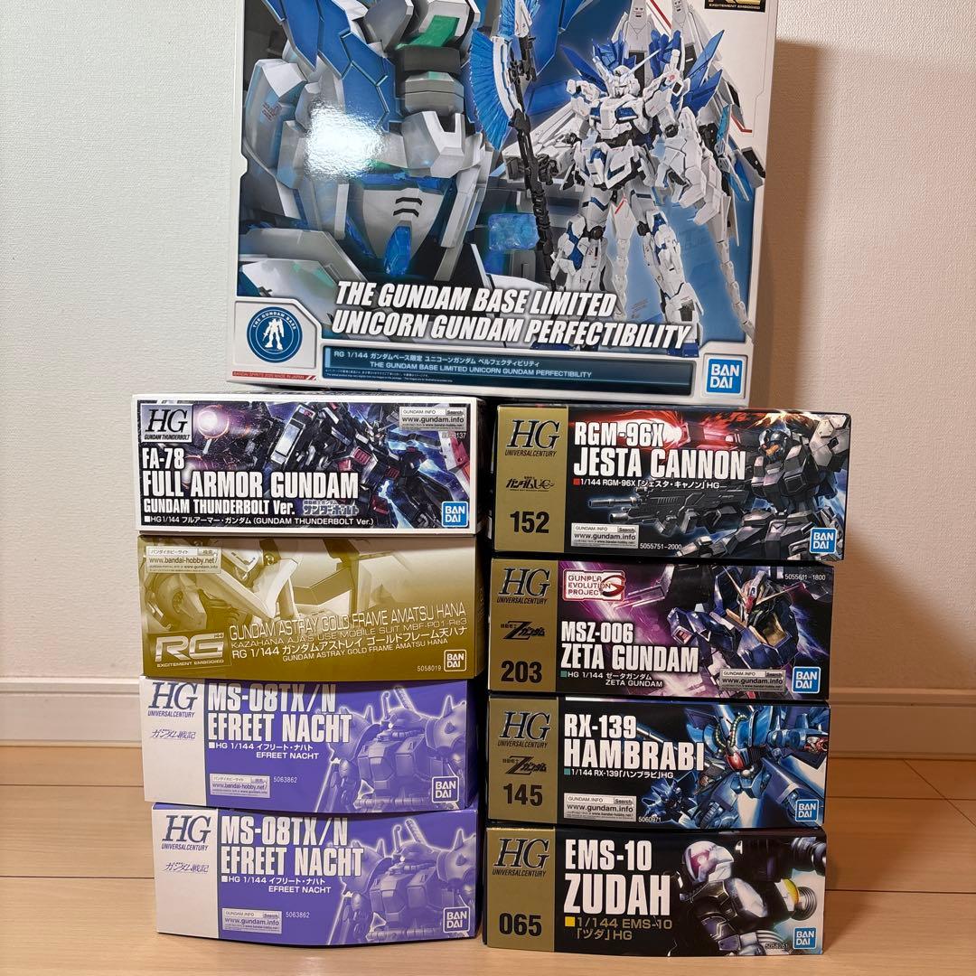 ガンプラ　まとめ売り　9点　HG RG