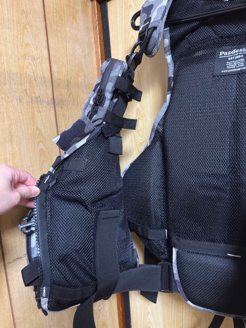 Pazdesign カモフラージュ ライフジャケット