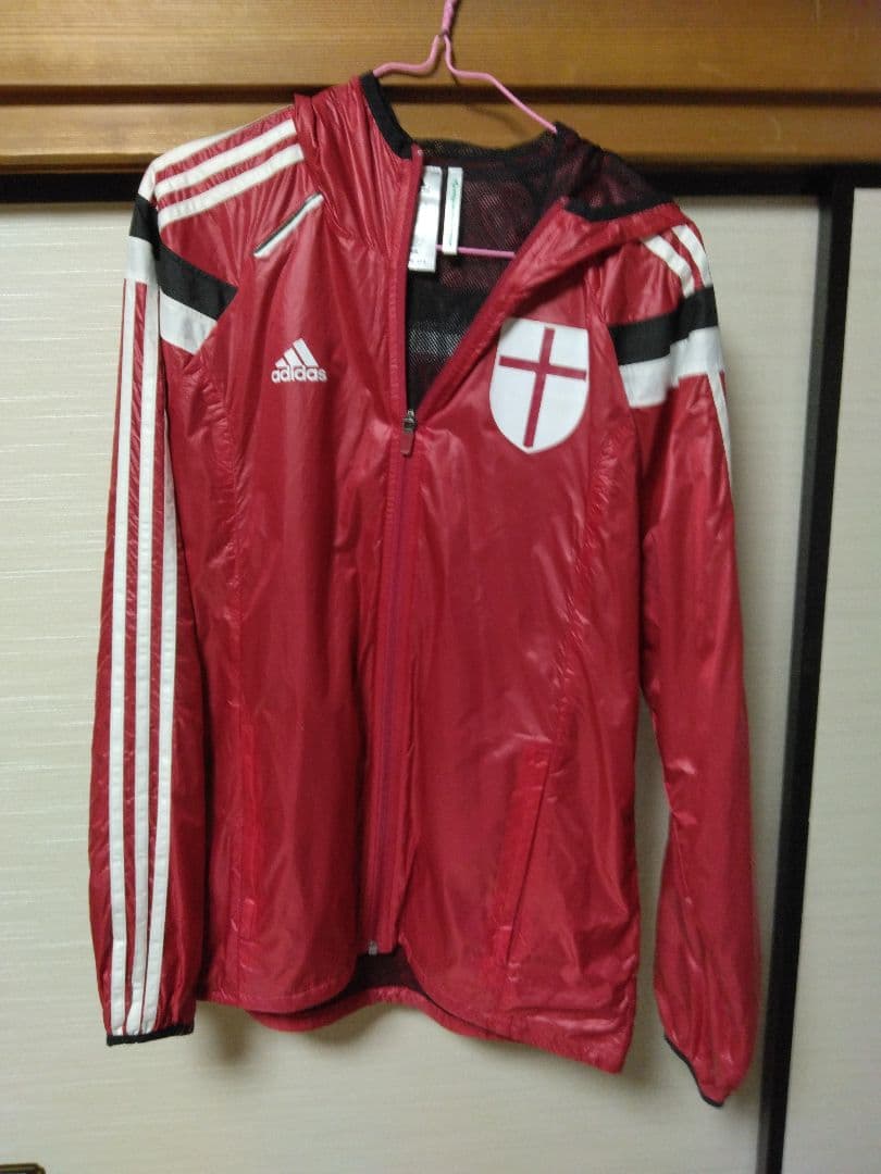 ACミラン　adidas ウィンドブレーカー　赤