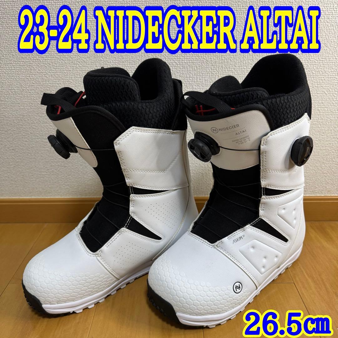 1回のみ使用 23-24 NIDECKER ALTAI ブーツ 26.5cm