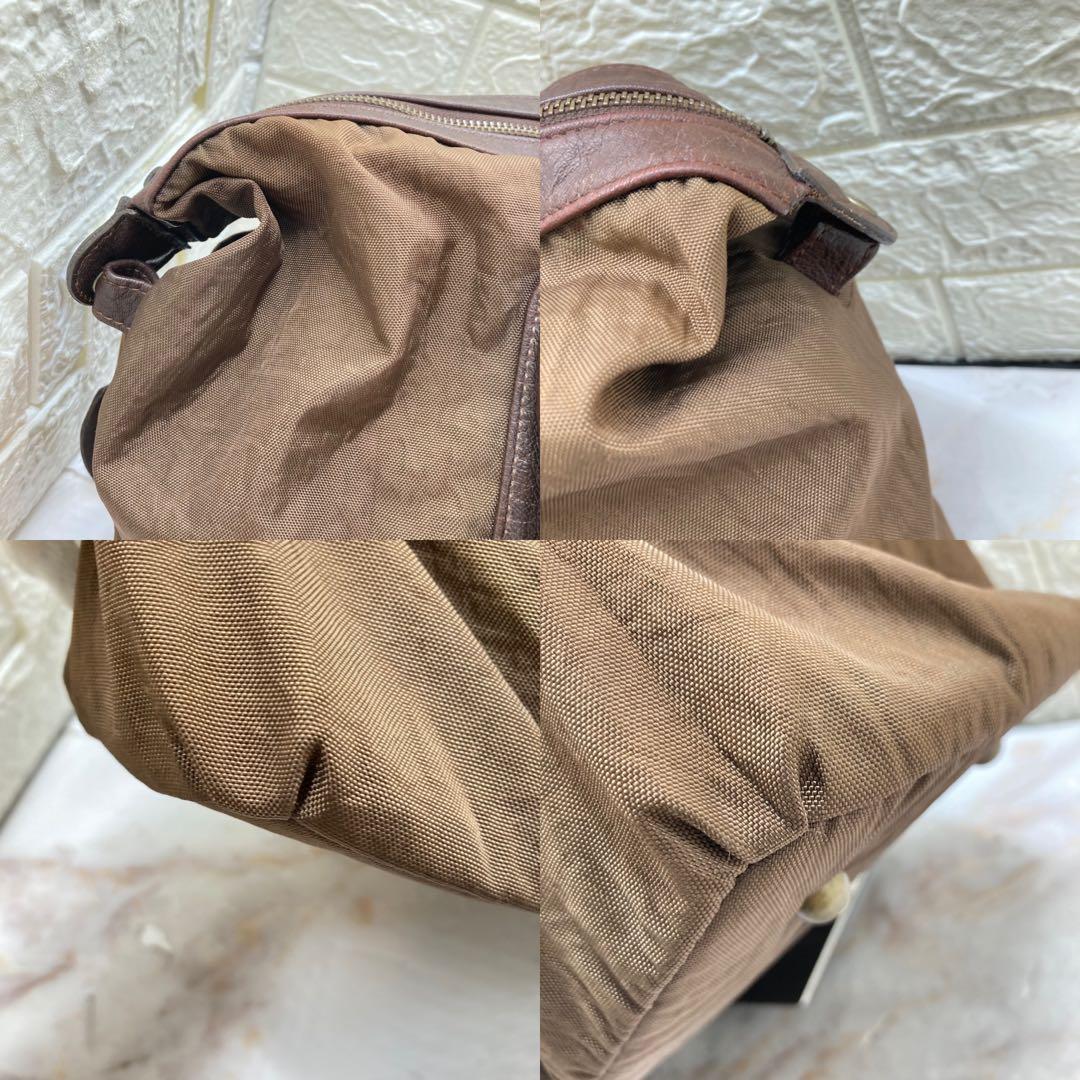 極美品❣️ IBIZAイビサ本革ボストンバッグショルダーストラップ旅行鞄 ブラウン