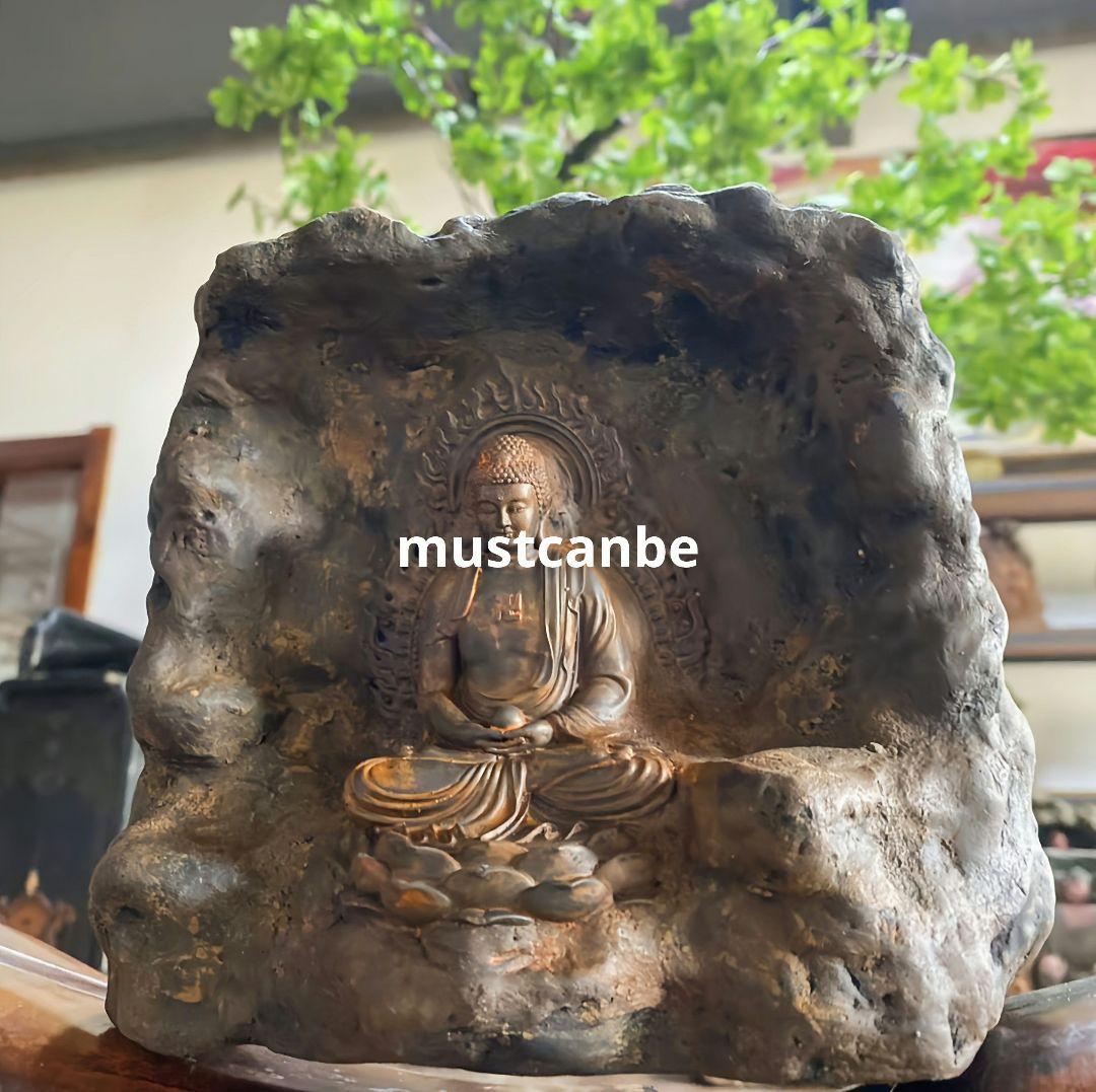 石像 仏像 阿弥陀仏 応接間 装飾 茶室 禅意 奉納 置物