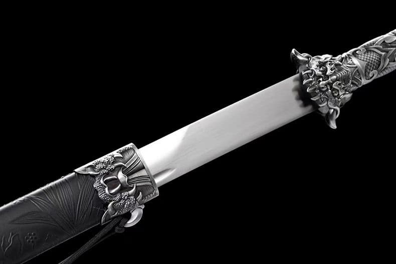 【瓦のパクリ】繍春刀 牛尾刀 苗刀 手鍛造打 鋼刀 冷兵器 古兵器 武具 両手刀