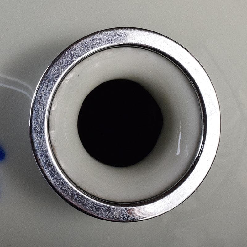 七宝焼　安藤七宝店　紫陽花文壺　花瓶　V　R8239H