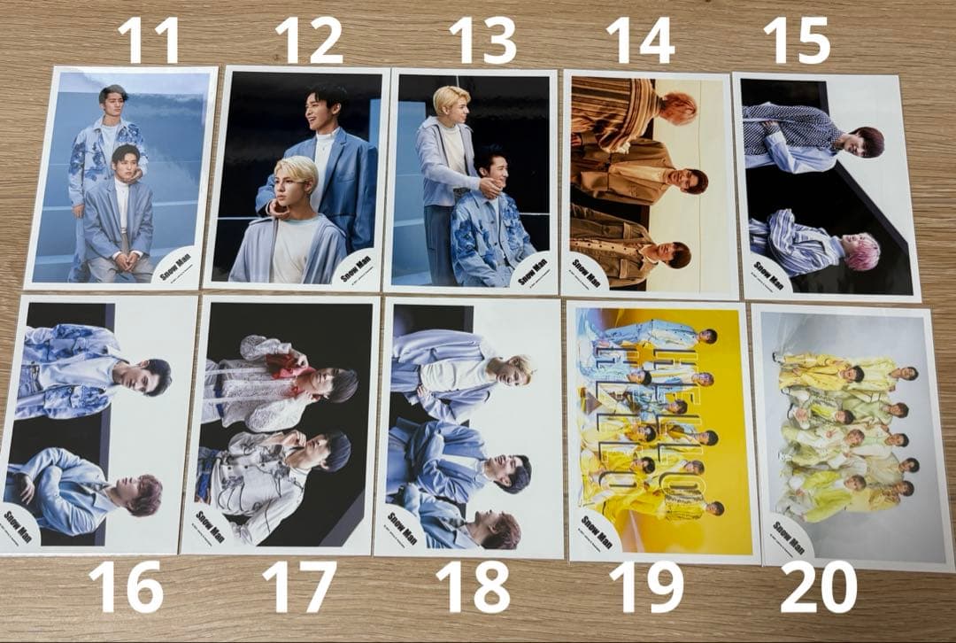  Man 公式写真セット 集合⑴