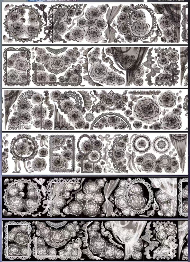 切売 521★ 海外 マスキングテープ マステ PET 装飾 花 贝壳光