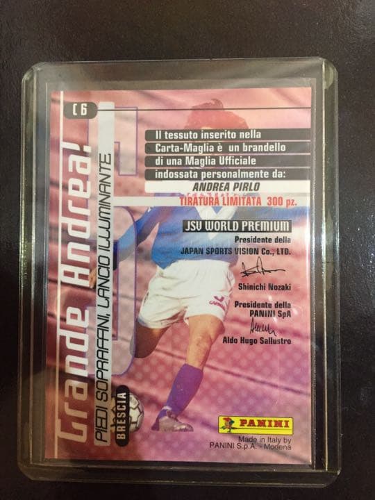 アンドレア・ピルロ 激レア ブレシア ジャージカード