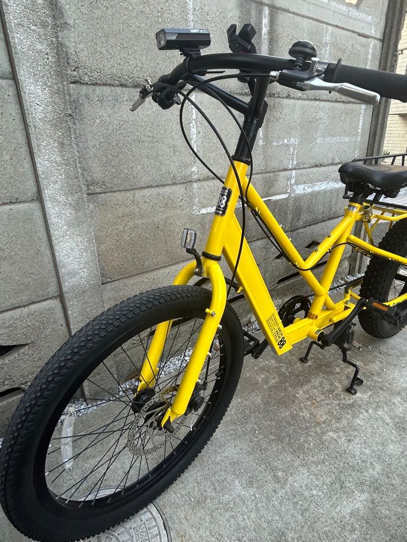 【国分寺引取】廃盤希少 88サイクル モンスターイエロー　コンテナ・おまけ付